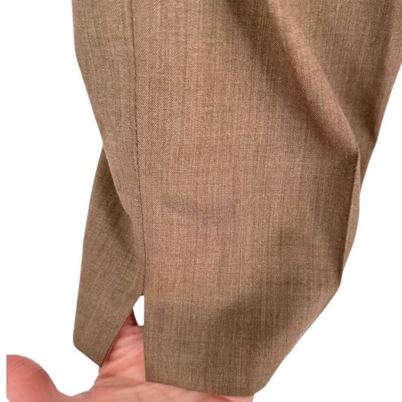 Lafayette 148 New York Brown Irving Wool Trouser, 10,  Classic,  Professional - Picture 7 of 11